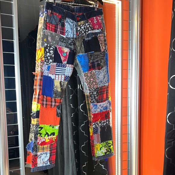 Other - 🔥 STREETWEAR ICON: BiePa 1971 Custom Patched Biker Denim • NWT Size 33 💎